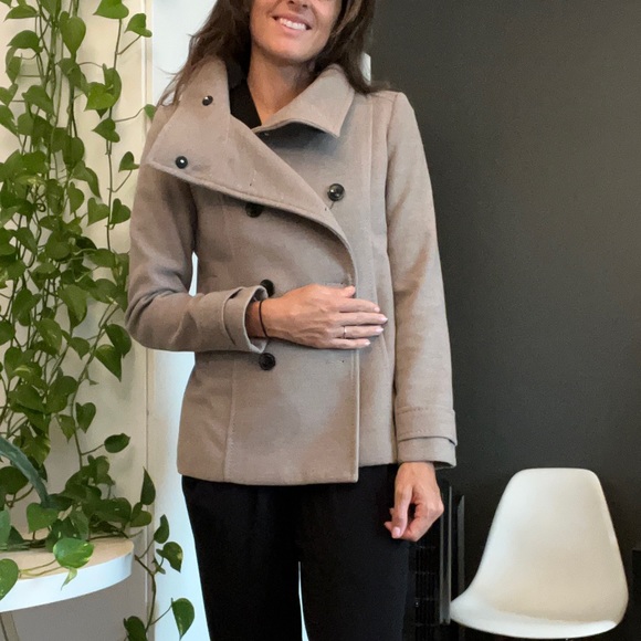 H&M coat, beige/gray - Picture 2 of 4